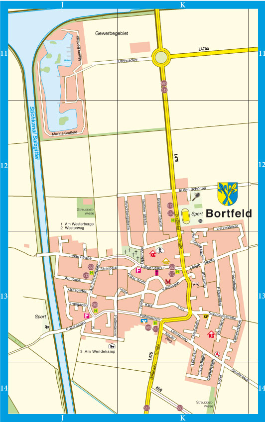Bortfeld Ortsplan 2010